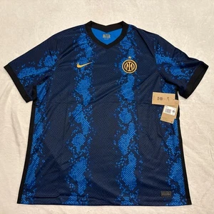 Maglia Calcio 2021-22 Nike Breathe Uomo Inter Milan Blu Home 2XL XXL - Foto 1 di 12