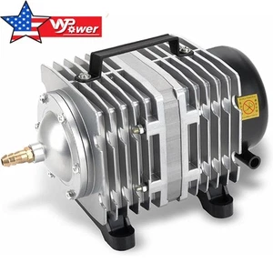 400GPH/600GPH Pompa ad Aria Commerciale 6 Prese per Acquario Idroponico,18W/25W - Foto 1 di 6