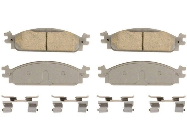 Juego de pastillas de freno delanteras para 09-11 Ford Lincoln Flex Taurus MKT MKS Limited SE YP25B2 Foto 1 de 1