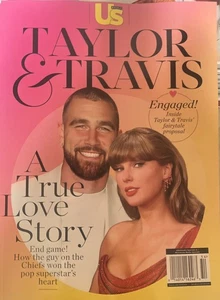 TAYLOR SWIFT & TRAVIS KELCE - A TRUE LOVE STORY 2025 US WEEKLY SPECIAL MAGAZINE - Picture 1 of 2