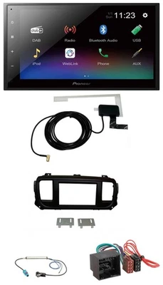 Pioneer DAB MP3 Bluetooth 2DIN USB Autoradio für Citroen Jumpy Spacetourer ab 20 - Bild 1 von 4