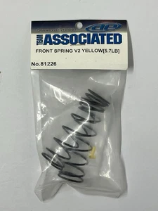 Associated Front Springs V2 yellow 5.7 lb/in L70 8.5T 1.6D ASC81226 - Picture 1 of 2