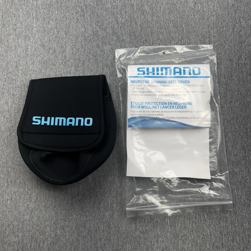 Shimano ANSC840A Neoprene Spin Reel Cover Black Size Medium NEW - Image 1 of 4
