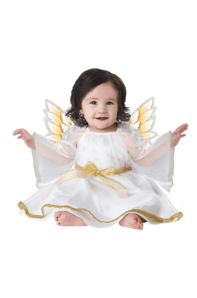 Disfraz California MI PEQUEÑO ÁNGEL Vestido Infantil Niña 12-18 Meses Vestido NUEVO #390 Foto 1 de 1
