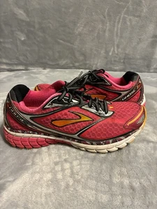 Brooks Ghost 7 G7 Shoes Womens 7.5 Pink White Running Walking 1201611b591 - Picture 1 of 8
