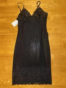 Intimo Amore Black Slip Dress Women’s Size Medium - Picture 1 of 5