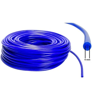 3m Silicone Vacuum Hose 4mm ID Vacuum Control Pipe - Blue 3 Metre - Image 1 of 2