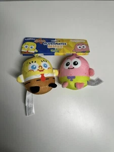 SDCC 2024 Nickelodeon SpongeBob & Patrick Plushmates Besties Plushies Schlüsselanhänger - Bild 1 von 5