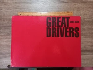 Great Drivers by Akira Mase Hardcover 1981 Libro Port Cars, Photography, Racing - Picture 1 of 18