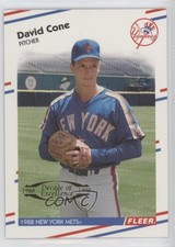 1998 Fleer Tradition Decade of Excellence David Cone #4DE