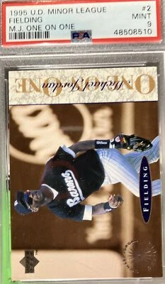 1985 minor leagues fielding MJ One On One - Image 1 of 3