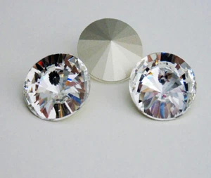 RIVOLI Chaton Strasssteine 20 mm CRYSTAL / Klar - Picture 1 of 21