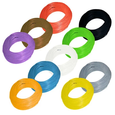 HELUKABEL 100m flexible Litze / Kabel 1,0 mm² H 05 V-K Aderleitung Verdrahtungs-Leitung