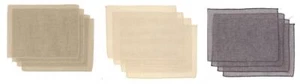 Tisch-Set aus Jute 30 x 40cm grau, natur beige Tischläufer Tischdeko Platzset - Bild 1 von 5