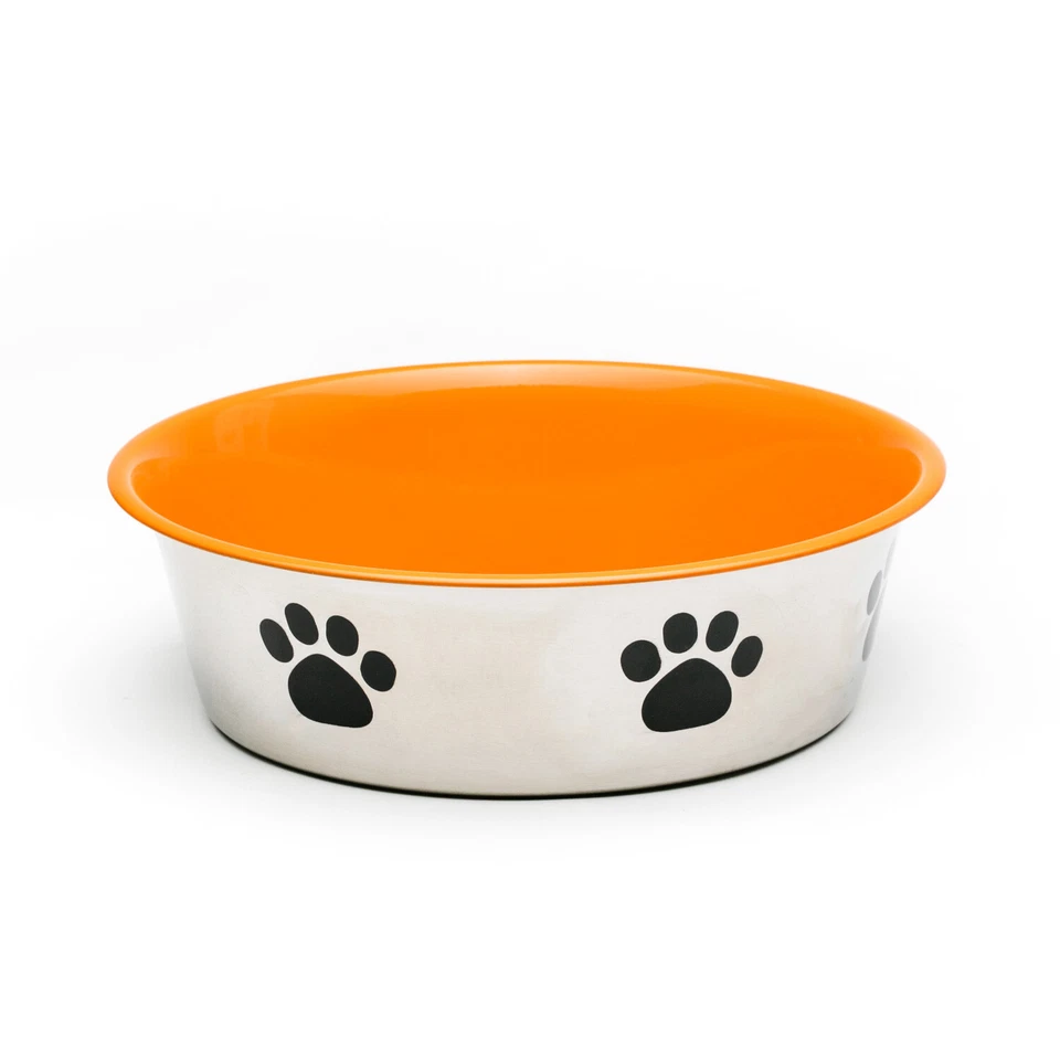 Aqpetfriends Ciotola In Acciaio Inox Ad Alto Spessore Con Decorazione Esterna - Immagine 1 di 1