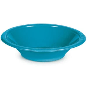 Turquoise Plastic Ice Cream Bowl, 12oz, Case, 12 pks of 20, 240pcs #3131 - Picture 1 of 1