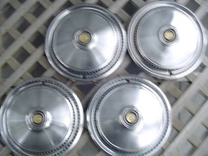 1975 76 77 78 79 CHRYSLER CORDOBA HUBCAPS WHEEL COVERS ANTIQUE VINTAGE CLASSIC - Picture 1 of 6
