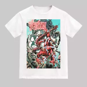 Venom Spider Man Superhero Movie Comics T-Shirt Tee Men Women Kids Crew Neck - Picture 1 of 6