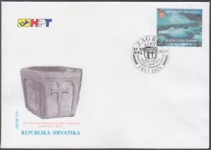 CROACIA Sc # 175 FDC - 100º ANN de lo ARQUEOLÓGICO. MUSEO en DIVIDIDO - Imagen 1 de 1