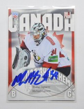 2013-14 Sereal KHL Under the Flag #WCH-010 Michael Garnett Autograph