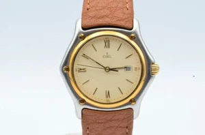 Ebel 1911 Men's Watch Steel/Gold 37MM 4 Top Condition Orig. Leather Band 187902 - Picture 1 of 9