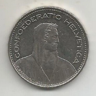 SWITZERLAND 5 FRANCS 2012 B - Image 1 of 2