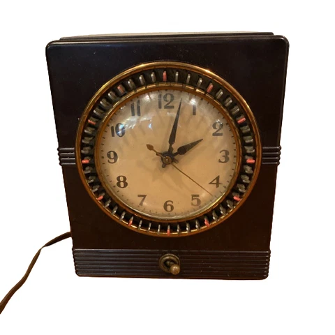 Retro General Electric 8B52 VOYAGEUR Bakelite Household Timer Clock Cover