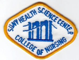 NEW YORK - State Univ. Health & Science Center - Nursing Program Patch [SUNY] - Picture 1 of 1