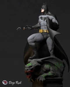Batman DC COMICS Statue Kit modello resina 3D! UNPAINTED - Foto 1 di 4