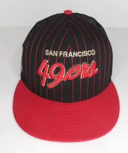 New Era 9Fifty San Francisco 49ers Pinstripe Snapback Hat Cap NFL - Picture 1 of 7