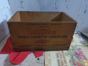 Western 500 16ga XPert Vintage Empty Wooden Crate Ammo Box 500 rounds - Picture 1 of 5