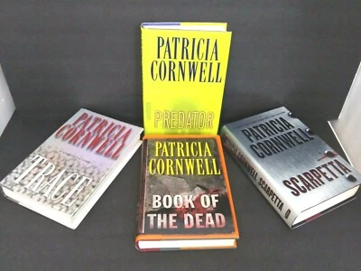Patricia Cornwell Books Scarpetta Predator Trace Hardcover Set Of 4 Very Good Foto 1 de 4