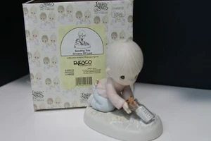 New nos 1994 Precious Moments SENDING YOU OCEANS OF LOVE message bottle 532010 - Picture 1 of 1