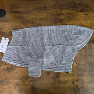 Pet Sweater Size Large Gray Knit Thin Soft by SkinnyGirl NWT Collie Terrier - Picture 1 of 11