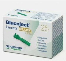 GLUCOJECT LANCETS PLUS 33G PUNGIDITO PER LA MISURAZIONE DELLA GLICEMIA 25 PZ