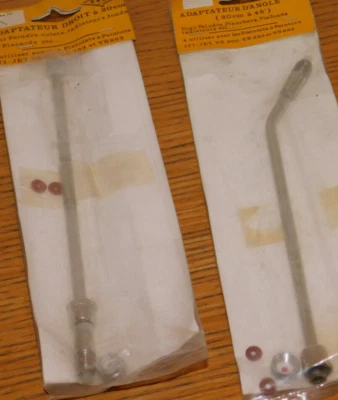 BUSE adaptateur DROIT embout COURBE angle PISTOLET à PEINTURE radiateur ITI JET - Photo 1/4