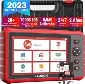 LAUNCH CRP909X OBD2 Escáner Diagnóstico Sistemas Completos TPMS ABS SAS EPB SRS - Imagen 1 de 12