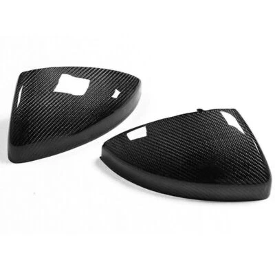 Cubierta de espejo retrovisor lateral exterior coche fibra de carbono para Audi R8 TT TTS TTRS repuesto Foto 1 de 4