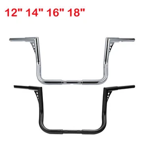 12/14/16/18" Rise Meathook Bar Handlebar Fit For Harley Electra Street Glide - Picture 1 of 24
