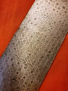 ALABAMA DAMAST STAHL KNÜPPEL ROHLING, KLINGE, MESSER HERSTELLUNGSZUBEHÖR - 0,160" dick - Bild 1 von 3