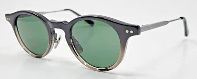 Gafas de sol NATIVE SONS Sextant negras degradadas con templos plateados y lentes verdes Foto 1 de 4