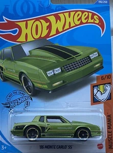 2020 Hot Wheels 86 MONTE CARLO SS Musclemania (SHORT CARD) Brand NEW - Picture 1 of 6