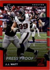 2017 Donruss Press Proofs Red Football Card Pick (Inserts)