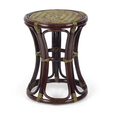 Breeze Handmade Rattan Wicker Stool - Image 1 of 4