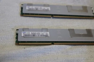 Samsung 2- 4GB 2RX4 PC3 8500R ECC modules total 8GB - Picture 1 of 1