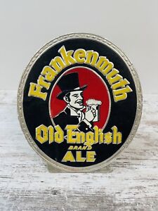 1940's-50's Mi Frankenmuth Beer Old English Ale Backbar Counter Display Sign.