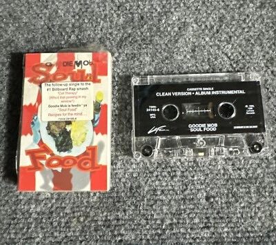 Goodie Mob Soul Food Clean Version Cassette Tape Vintage Rare Made In Atlanta C5 Foto 1 de 2