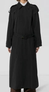 $3200 Bottega Veneta Italy Women Black Long Trench Coat Jacket Size IT 36/US 0 - Picture 1 of 6