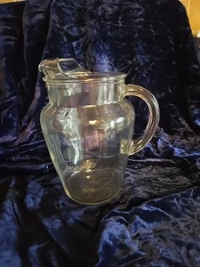 VINTAGE ANCHOR HOCKING PITCHER Clear Glass - Picture 1 of 4