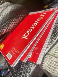 3 Steno Pads, Gregg Rule, Red Cover, 80 White 6 X 9 Sheets, 3/Pack(T1) - Picture 1 of 2